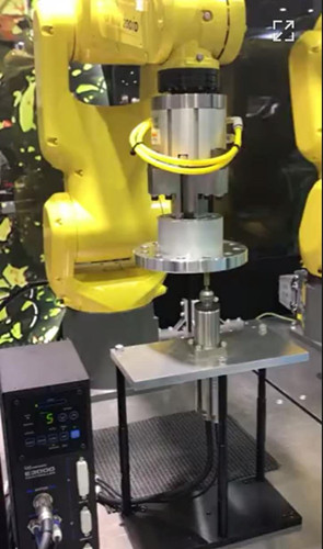 頭盔機器人去毛刺高速主軸