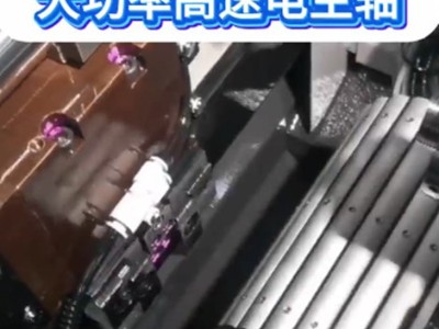津上機側(cè)銑加工，可改裝動力刀座夾持大功率高速電主軸