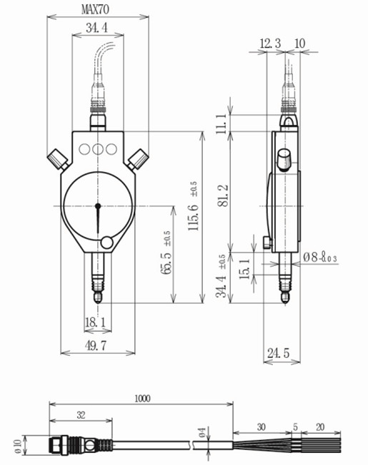 1S-100LP尺寸圖 