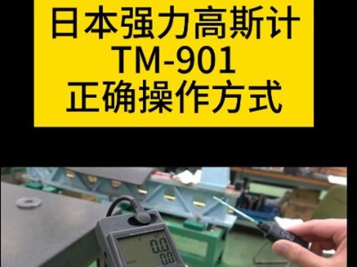 日本強(qiáng)力高斯計(jì)<i style='color:red'>tm-901</i>EXP正確操作方式