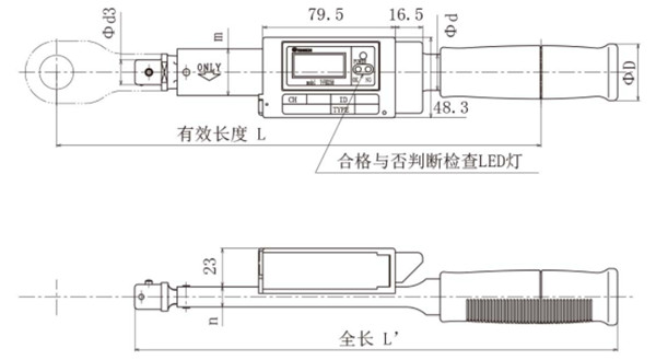 CSPFHD50N3-10NX10D～CSPFHD140N3X15D尺寸圖 