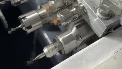 西鐵城走心機鈦合金銑梅花，80000轉高頻銑高精度加工