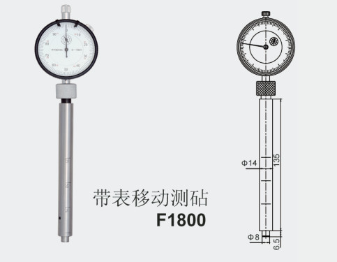 帶表移動測砧F1800