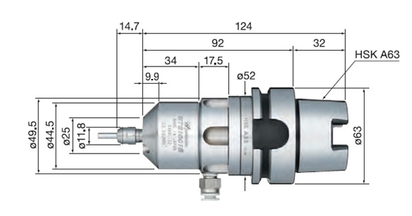 HTS1501S-HSK A63尺寸圖