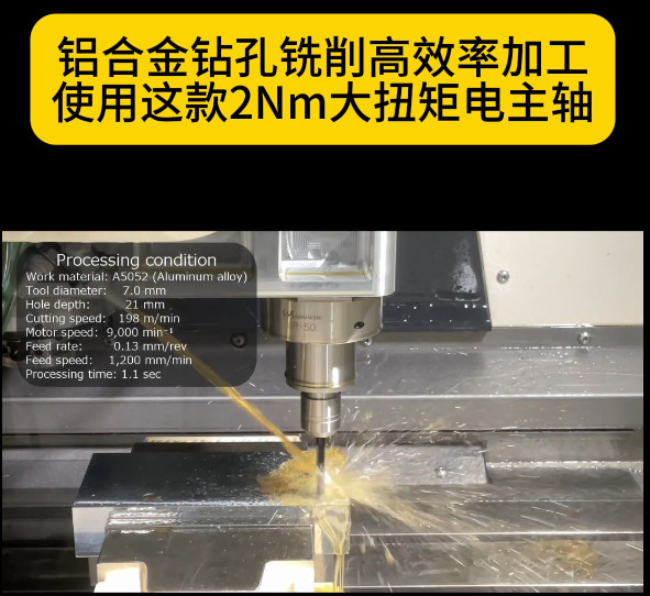 大扭矩高速電主軸