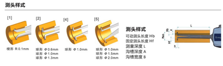 測頭樣式 